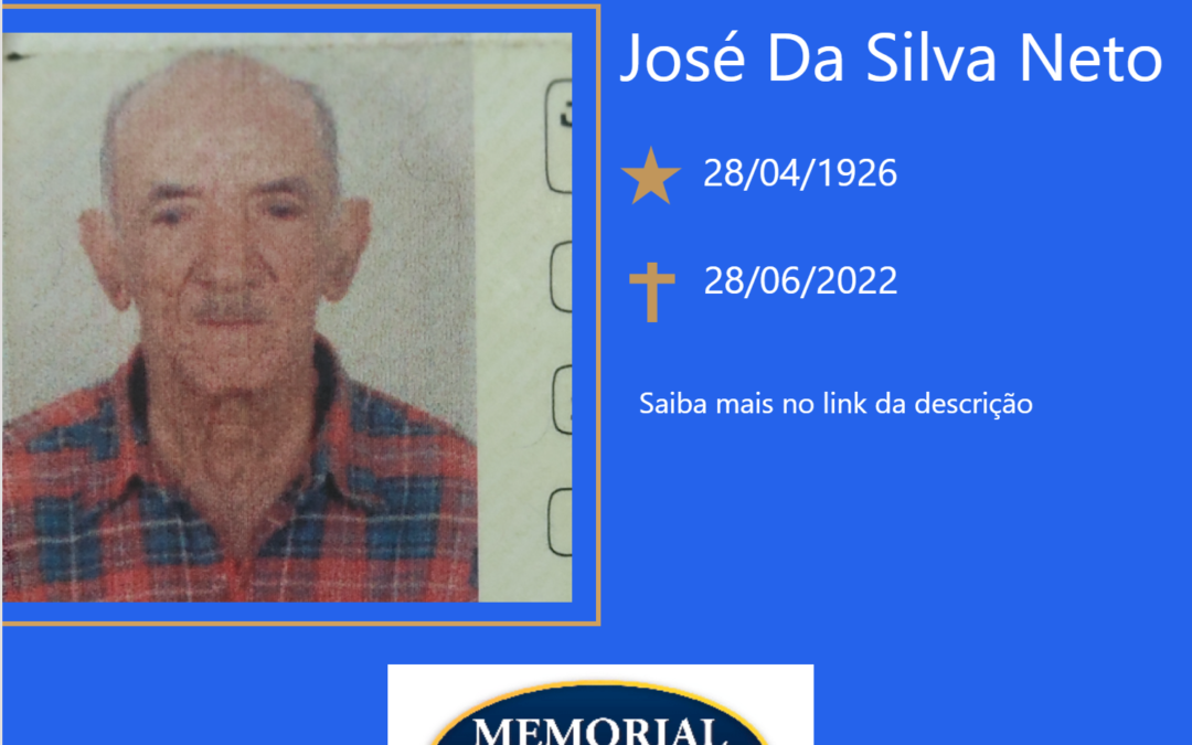 JOSÉ DA SILVA NETO - Grupo Pax Ervália