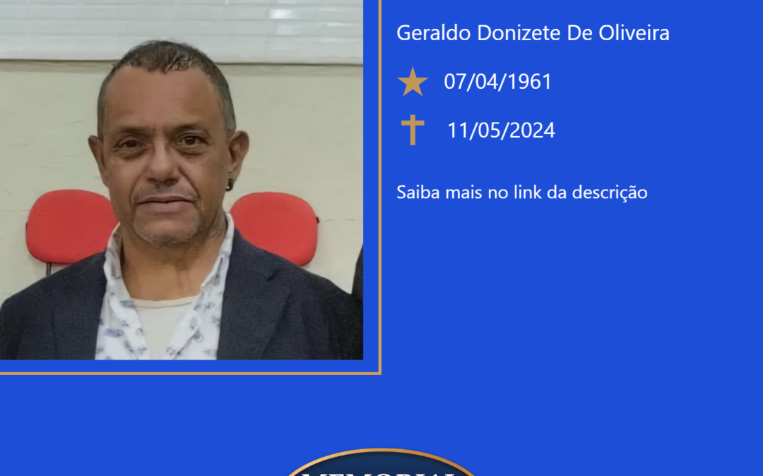 GERALDO DONIZETE DE OLIVEIRA